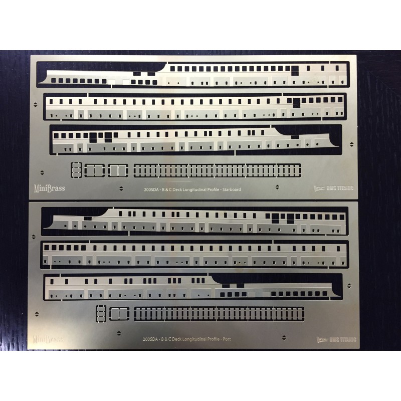 200SDA B&C Deck longitudinal profiles